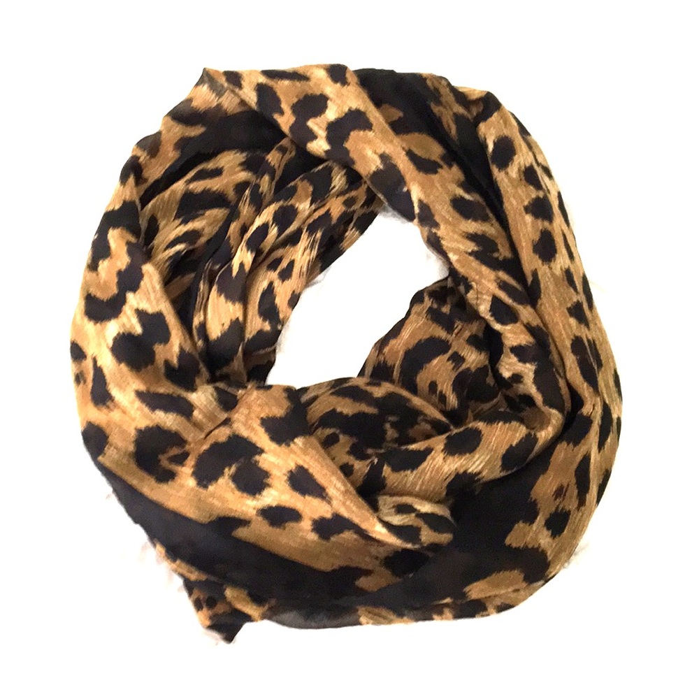 Leopard Infinity Scarf